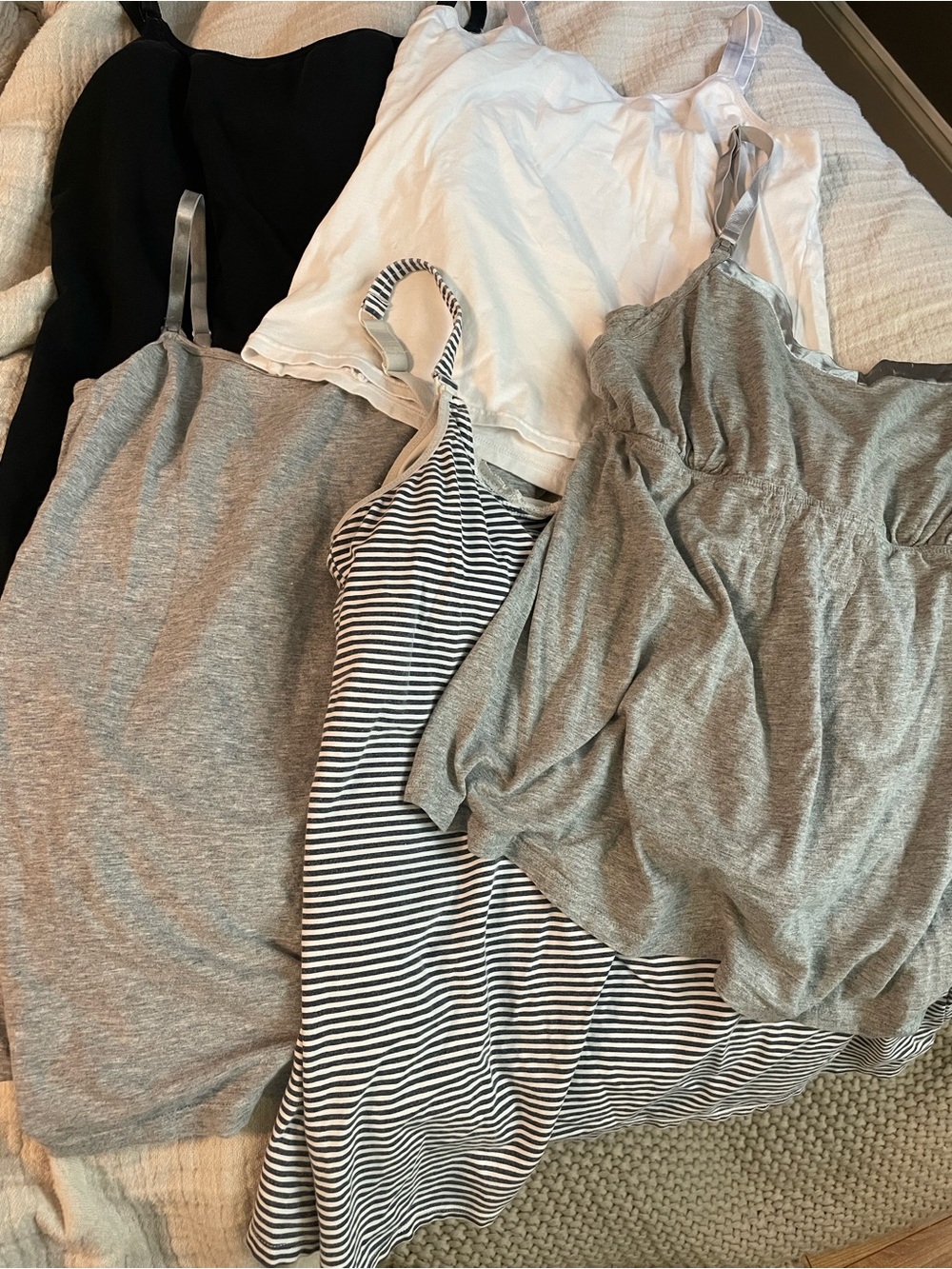 Nursing tank tops size small/M